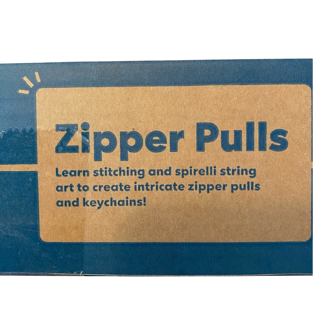 Kiwi Co Create Art Studio Zipper Pull Craft Kit NWT